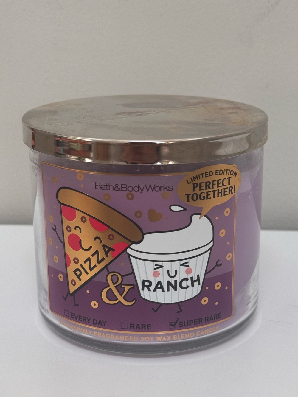 Bath & Body Works Pizza & Ranch 3 Wick Candle Limited Edition New Super Rare